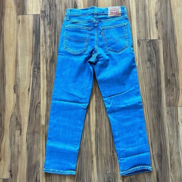 NEW Levi’s 724 High Rise Slim Straight Cropped Jeans - Picture 10 of 10